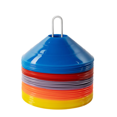 50 cônes/disques marqueurs de champ multicolores