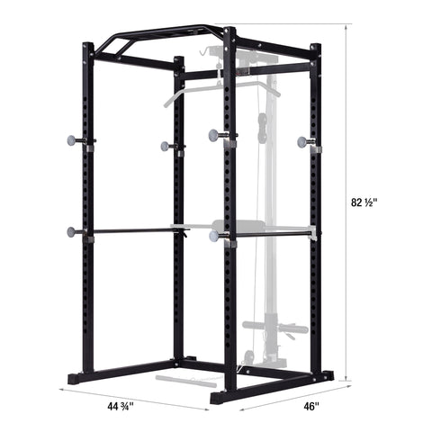 AmStaff TP006D Cage de système d'entraînement Power Squat Rack