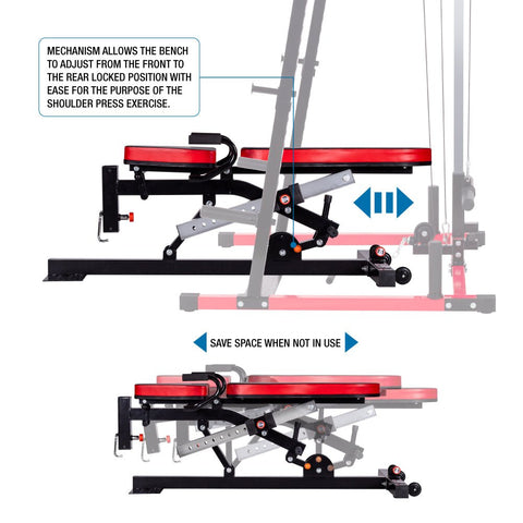 AmStaff TB011 Flat/Incline/Decline Utility Bench