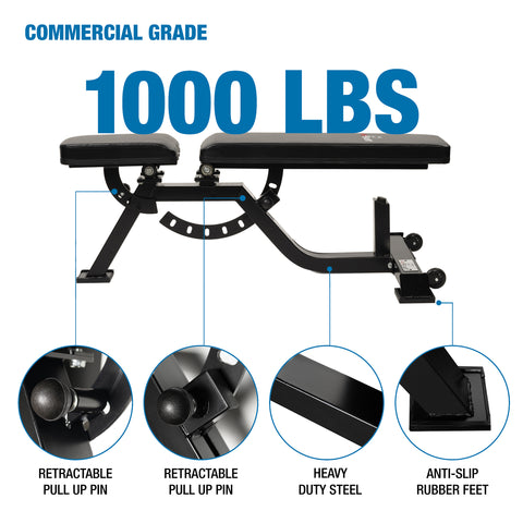 AmStaff Fitness TS010E Commercial Series Bench