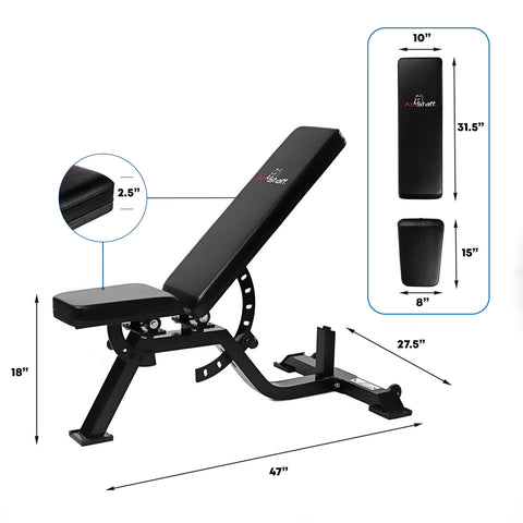 AmStaff Fitness TS010E Commercial Series Bench