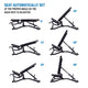 AmStaff Fitness DF-2511 Banc de musculation réglable commercial