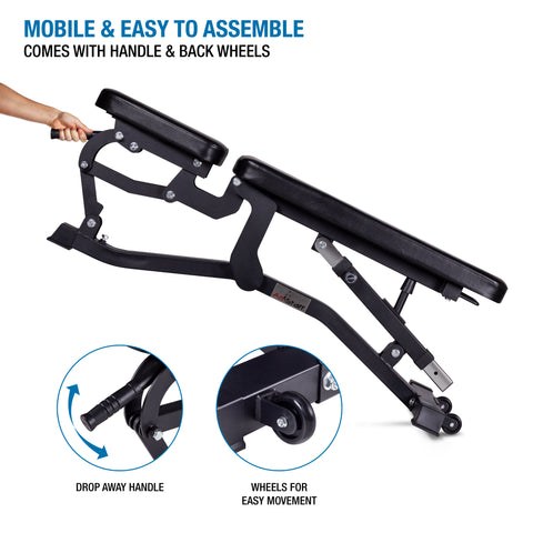 AmStaff Fitness DF-2511 Banc de musculation réglable commercial