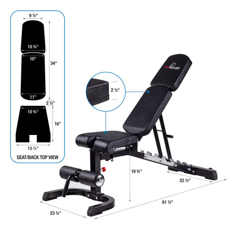 AmStaff Fitness TS009 Premium Multi-FID Bench