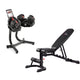 Haltères réglables Bowflex SelectTech 552 avec support et banc