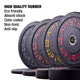 350lbs Crumb Rubber Bumper Plate Weight Set