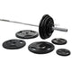 300lbs Cast Iron Grip Olympic Weight Set w/ 1500lbs Pro Bar