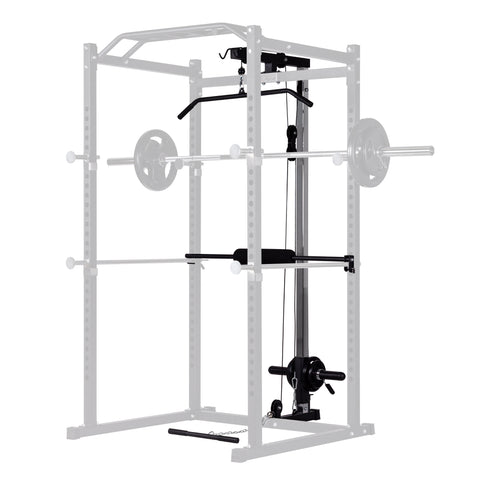 Valor Fitness BD-11BCC Hard Power Rack w/Cable Crossover Attachment 