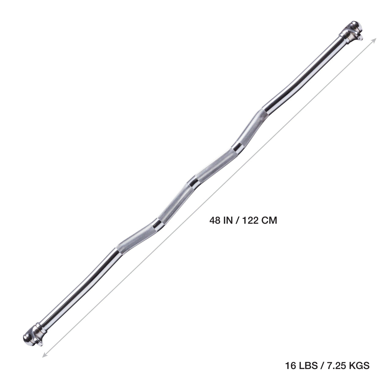 MultiPurpose EZ Curl Bar Double Hook Fitness Avenue