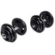 80lbs Cast Iron Grip Standard 1 Inch Dumbbell Weight Set