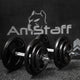 80lbs Cast Iron Grip Standard 1 Inch Dumbbell Weight Set