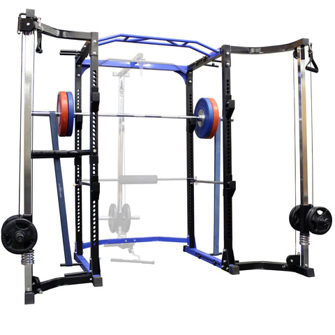 AmStaff TR023 Power / Squat Rack with Cable Crossover