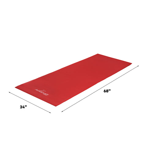 Tapis de yoga et de pilates en PVC de 68 po x 24 po